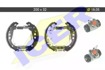 Комлект тормозных накладок (ICER: 79KT0094 C)