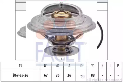 Термостат (FACET: 7.8258S)