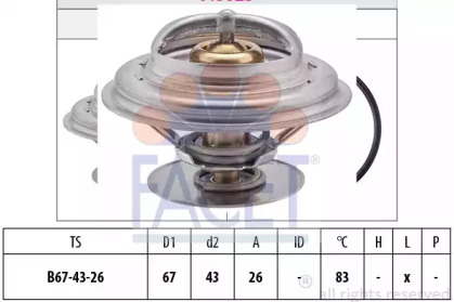 Термостат (FACET: 7.8625S)