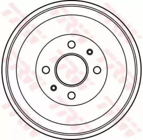 Тормозный барабан (TRW: DB4016)