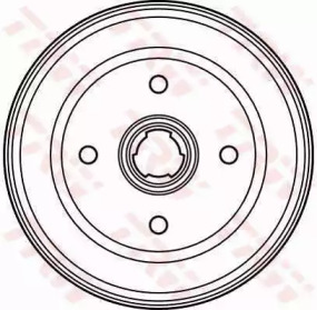 Тормозный барабан (TRW: DB4030)