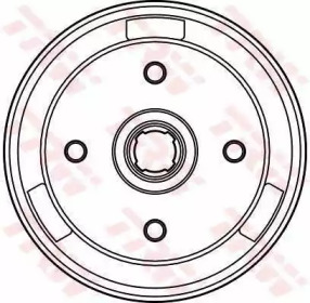 Тормозный барабан (TRW: DB4046)