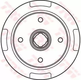 Тормозный барабан (TRW: DB4133)