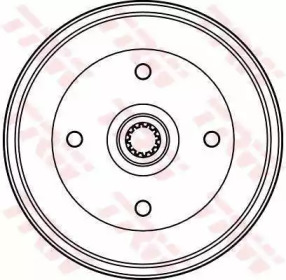 Тормозный барабан (TRW: DB4143)