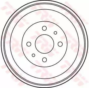 Тормозный барабан (TRW: DB4183)