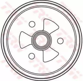 Тормозный барабан (TRW: DB4184)