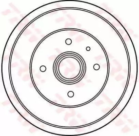 Тормозный барабан (TRW: DB4200)