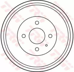 Тормозный барабан (TRW: DB4248)