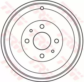 Тормозный барабан (TRW: DB4387)