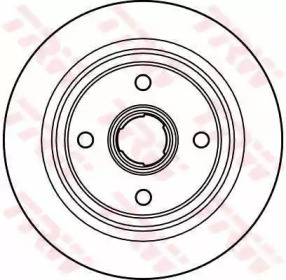 Тормозной диск (TRW: DF2605)