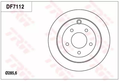 Тормозной диск (TRW: DF7112)