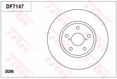 Тормозной диск (TRW: DF7147)