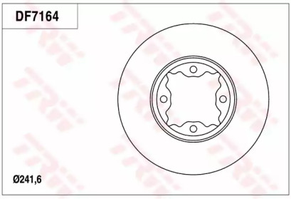 Тормозной диск (TRW: DF7164)