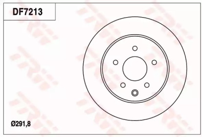 Тормозной диск (TRW: DF7213)