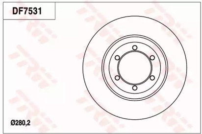 Тормозной диск (TRW: DF7531)