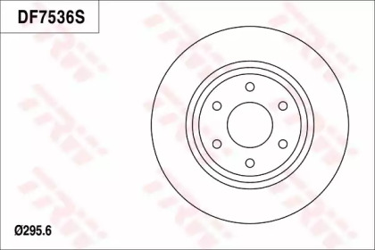 Тормозной диск (TRW: DF7536)