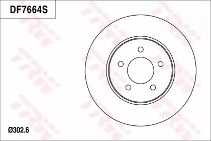 Тормозной диск (TRW: DF7664)