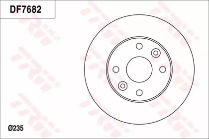 Тормозной диск (TRW: DF7682)