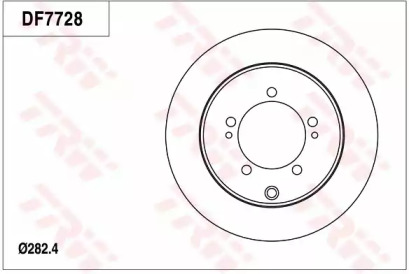 Тормозной диск (TRW: DF7728)