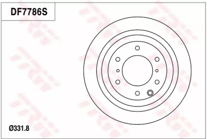 Тормозной диск (TRW: DF7786)