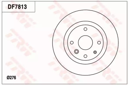 Тормозной диск (TRW: DF7813)
