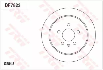 Тормозной диск (TRW: DF7823)