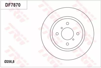 Тормозной диск (TRW: DF7870)