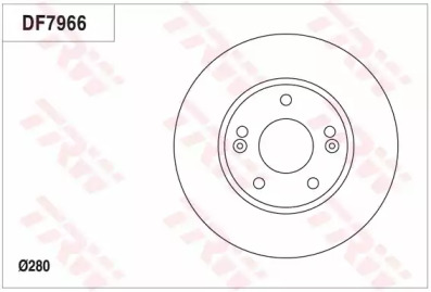 Тормозной диск (TRW: DF7966)