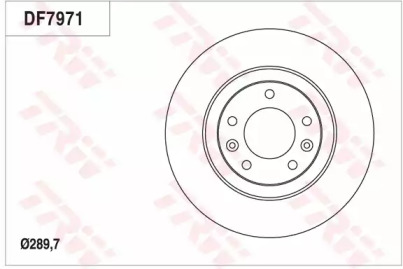 Тормозной диск (TRW: DF7971)