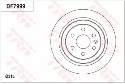 Тормозной диск (TRW: DF7999)