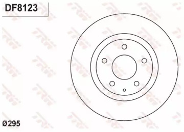 Тормозной диск (TRW: DF8123)