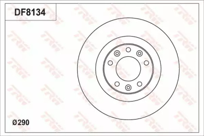 Тормозной диск (TRW: DF8134)