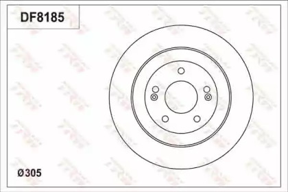 Тормозной диск (TRW: DF8185S)