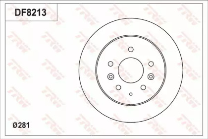 Тормозной диск (TRW: DF8213)
