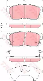 Комплект тормозных колодок (TRW: GDB3351)