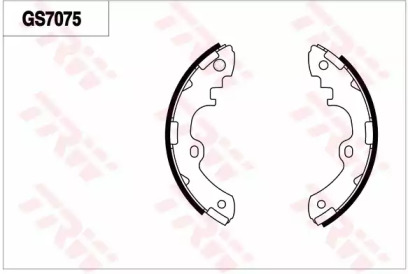 Комлект тормозных накладок (TRW: GS7075)