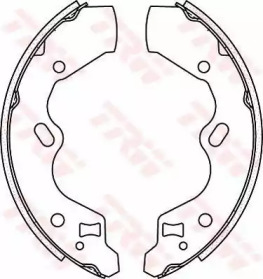 Комлект тормозных накладок (TRW: GS7343)