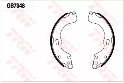 Комлект тормозных накладок (TRW: GS7348)