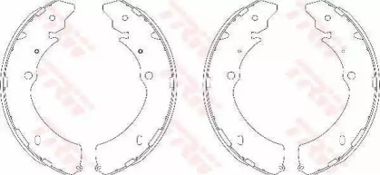 Комлект тормозных накладок (TRW: GS7809)