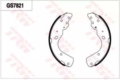 Комлект тормозных накладок (TRW: GS7821)