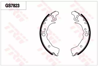 Комлект тормозных накладок (TRW: GS7823)