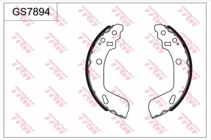 Комлект тормозных накладок (TRW: GS7894)