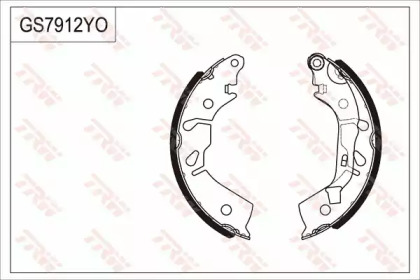 Комлект тормозных накладок (TRW: GS7912)