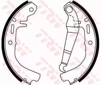 Комлект тормозных накладок (TRW: GS8078)
