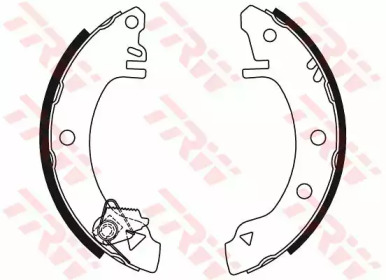 Комлект тормозных накладок (TRW: GS8320)