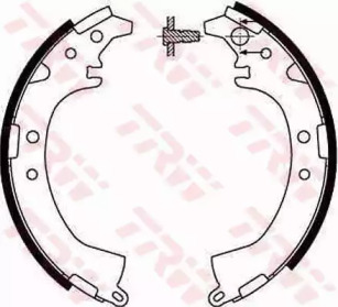 Комлект тормозных накладок (TRW: GS8649)