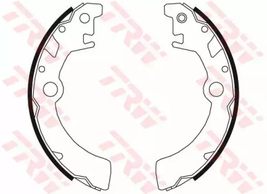 Комлект тормозных накладок (TRW: GS8651)