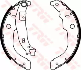 Комлект тормозных накладок (TRW: GS8731)