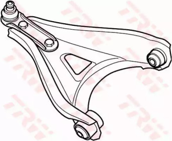 Рычаг независимой подвески колеса (TRW: JTC318)