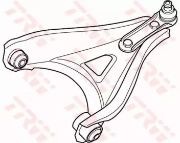Рычаг независимой подвески колеса (TRW: JTC319)